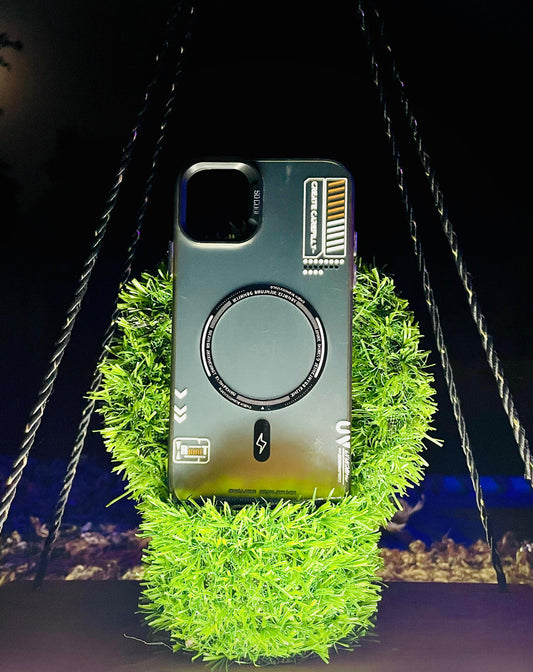 Stylish Black Designer Case for iPhone 13 β Shockproof Pouch