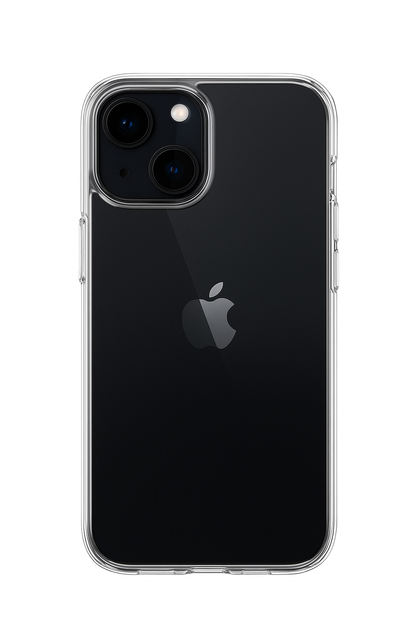 Crystal Clear Back Cover for iPhone 13 – Transparent TPU Case